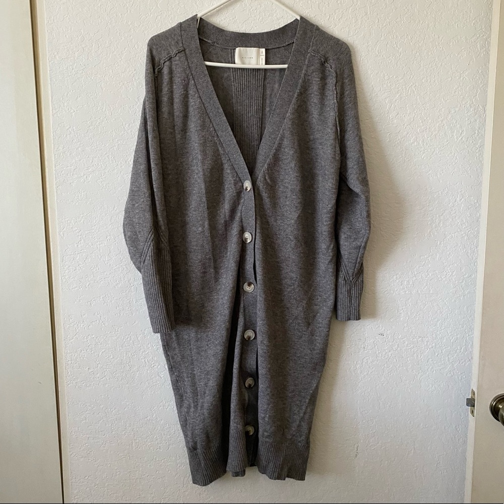 Long Gray Cardigan